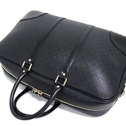 Gucci Diamante, Black, Leather, travel