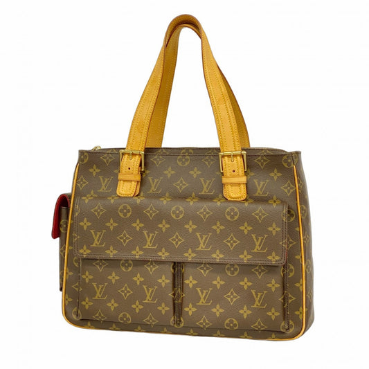 Louis Vuitton Multipli Cité, Brown, Canvas, tote