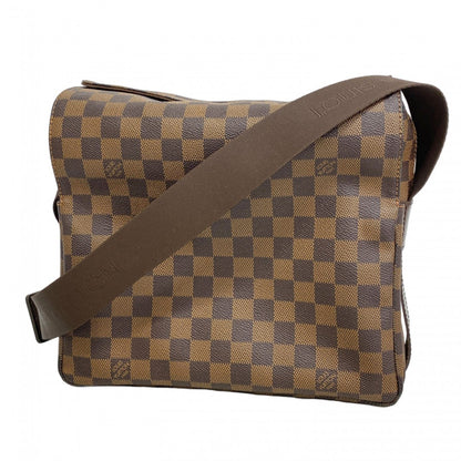 Louis Vuitton Naviglio, Brown, Canvas, shoulder