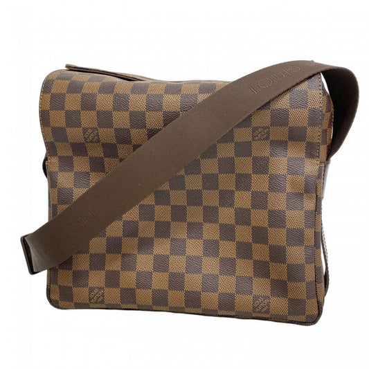Louis Vuitton Naviglio, Brown, Canvas, shoulder