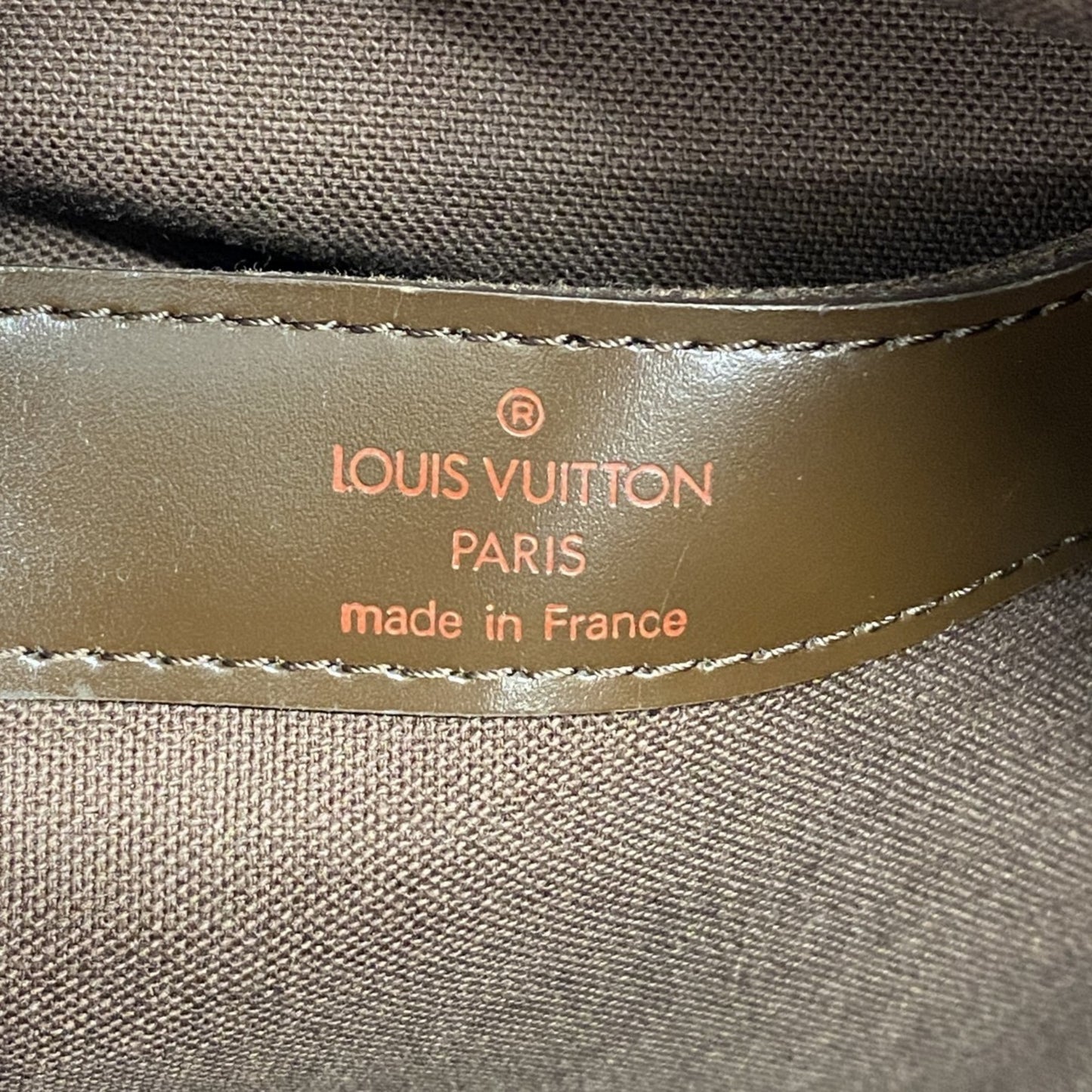 Louis Vuitton Naviglio, Brown, Canvas, shoulder