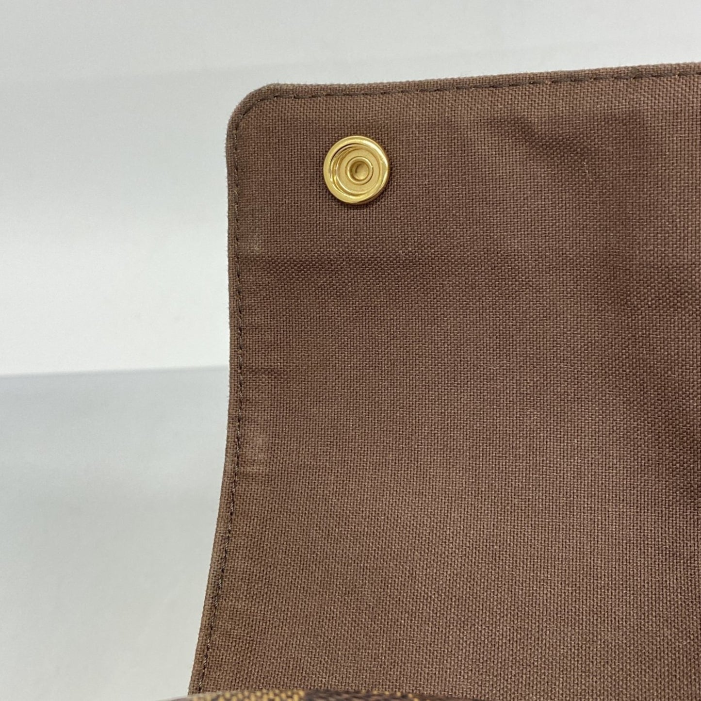 Louis Vuitton Naviglio, Brown, Canvas, shoulder