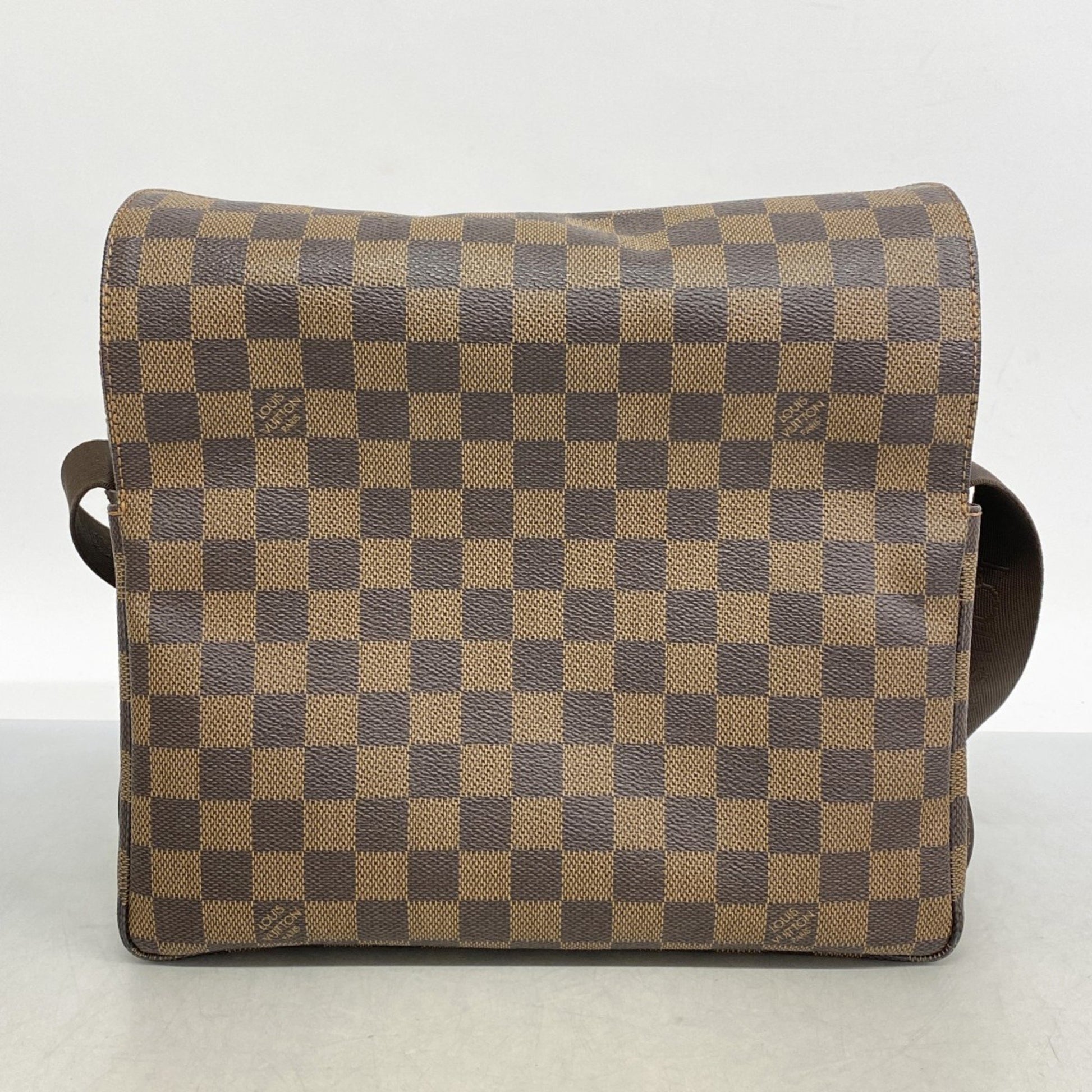 Louis Vuitton Naviglio, Brown, Canvas, shoulder