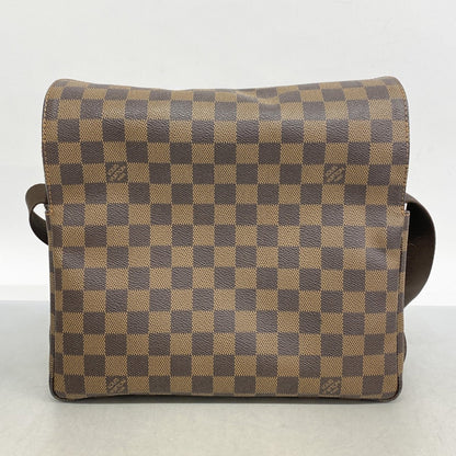 Louis Vuitton Naviglio, Brown, Canvas, shoulder
