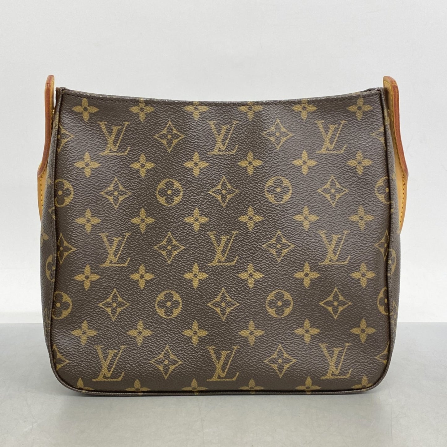 Louis Vuitton Looping MM, Brown, Canvas, shoulder