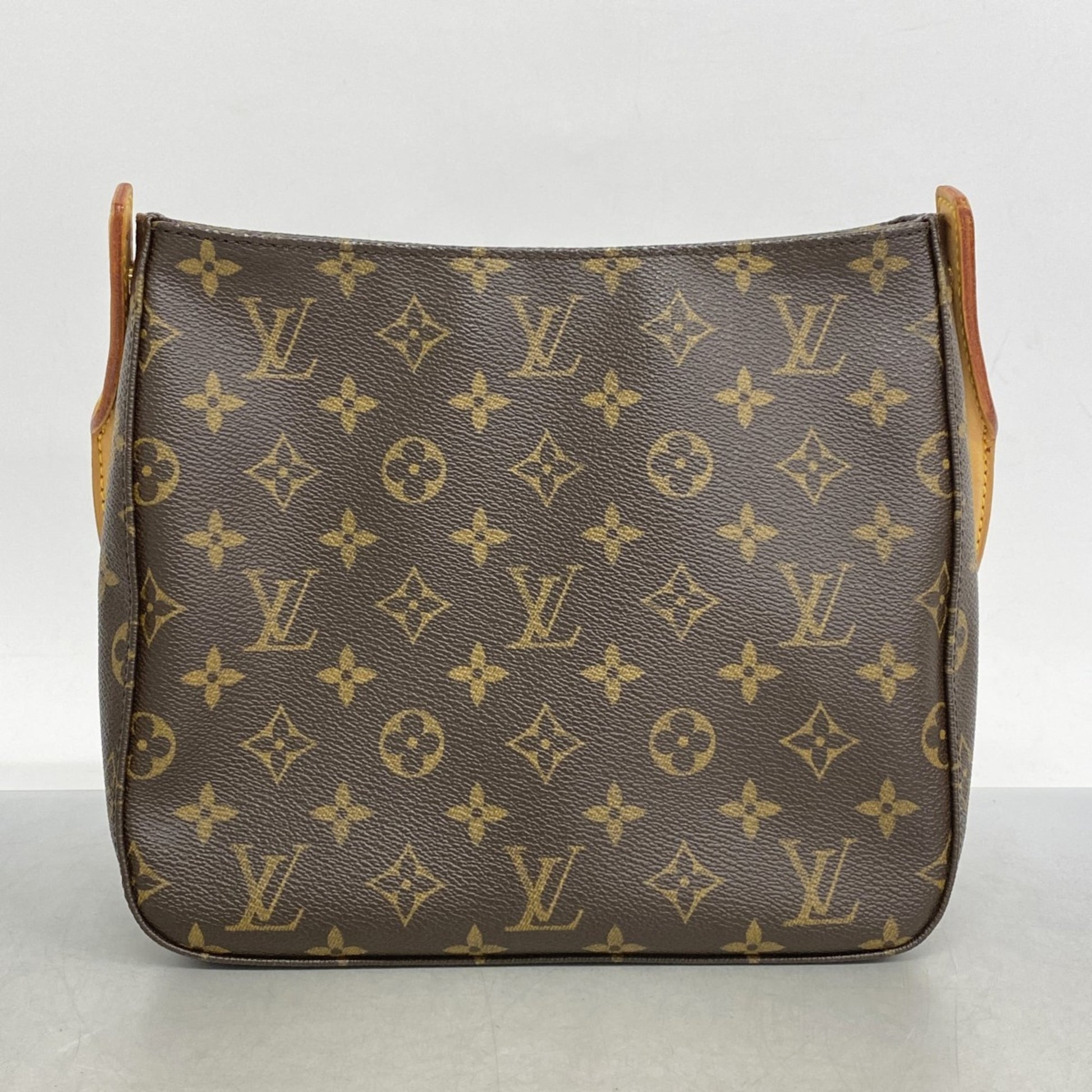 Louis Vuitton Looping MM, Brown, Canvas, shoulder