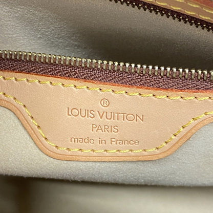 Louis Vuitton Looping MM, Brown, Canvas, shoulder