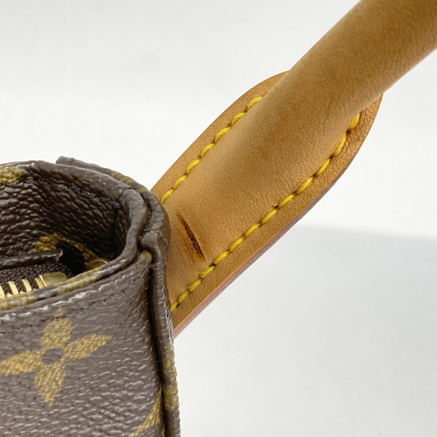 Louis Vuitton Looping MM, Brown, Canvas, shoulder