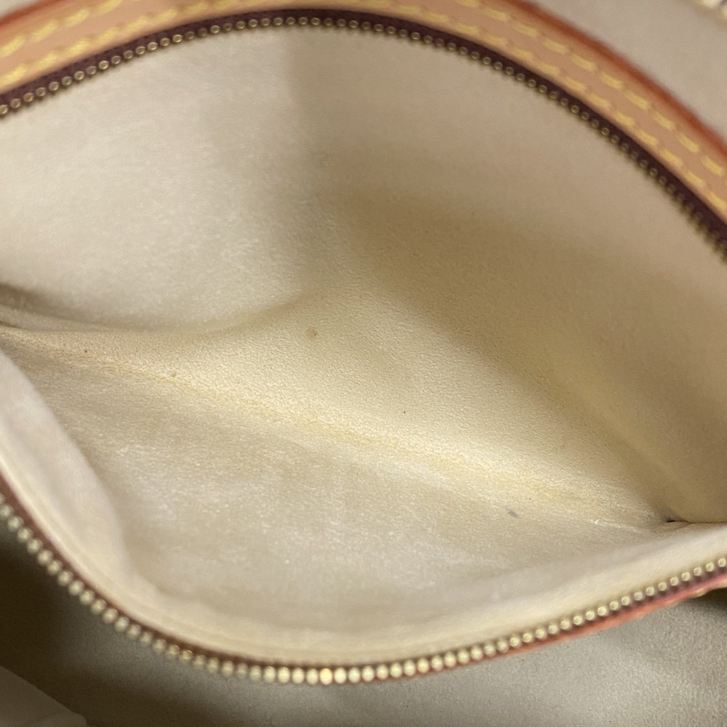 Louis Vuitton Looping MM, Brown, Canvas, shoulder