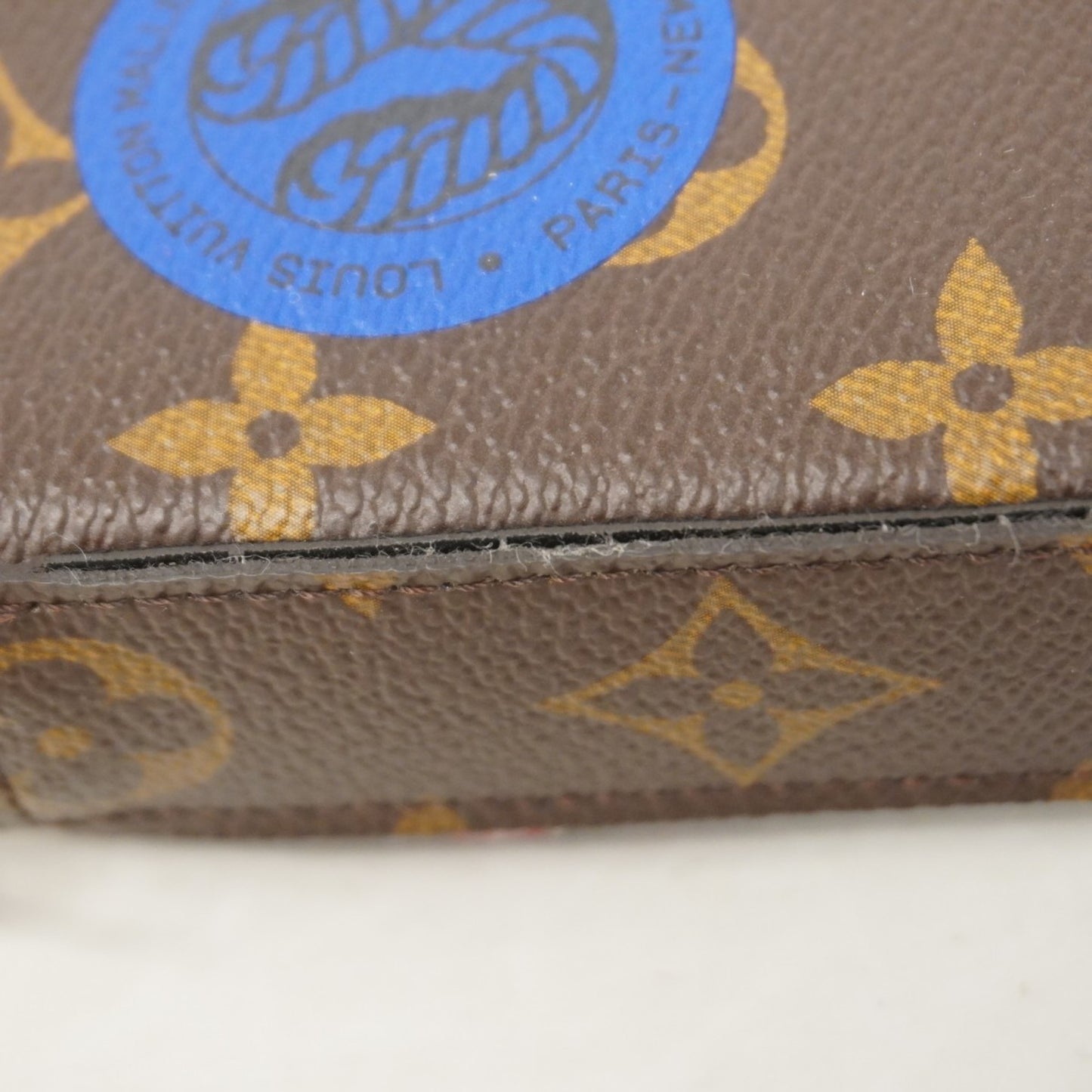 Louis Vuitton Felicie, Brown, Canvas, wallet