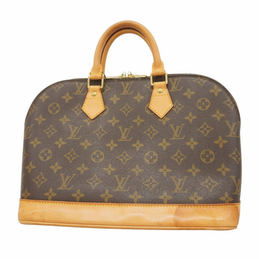 Louis Vuitton Alma, Brown, Canvas, handbag