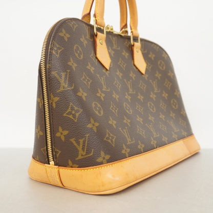 Louis Vuitton Alma, Brown, Canvas, handbag