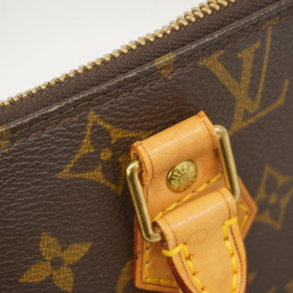 Louis Vuitton Alma, Brown, Canvas, handbag