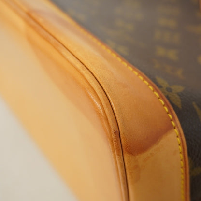 Louis Vuitton Alma, Brown, Canvas, handbag