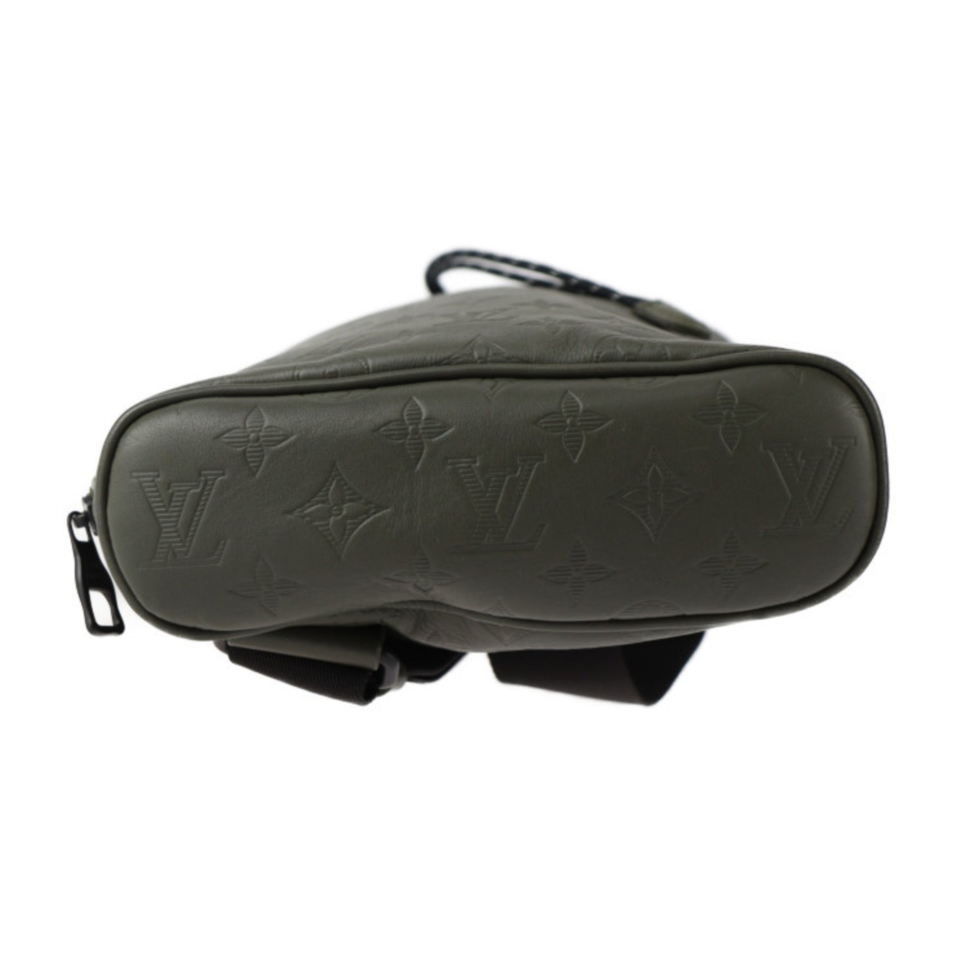 Louis Vuitton Shadow, Black, Leather, shoulder
