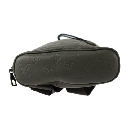 Louis Vuitton Shadow, Black, Leather, shoulder