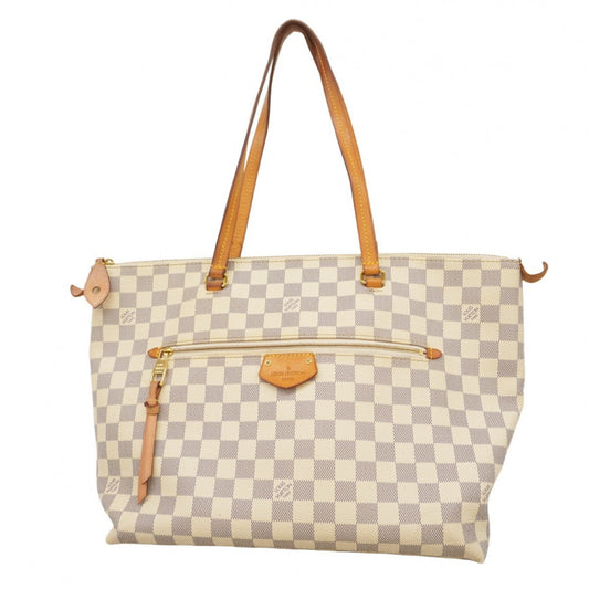 Louis Vuitton Lena PM, White, Canvas, tote