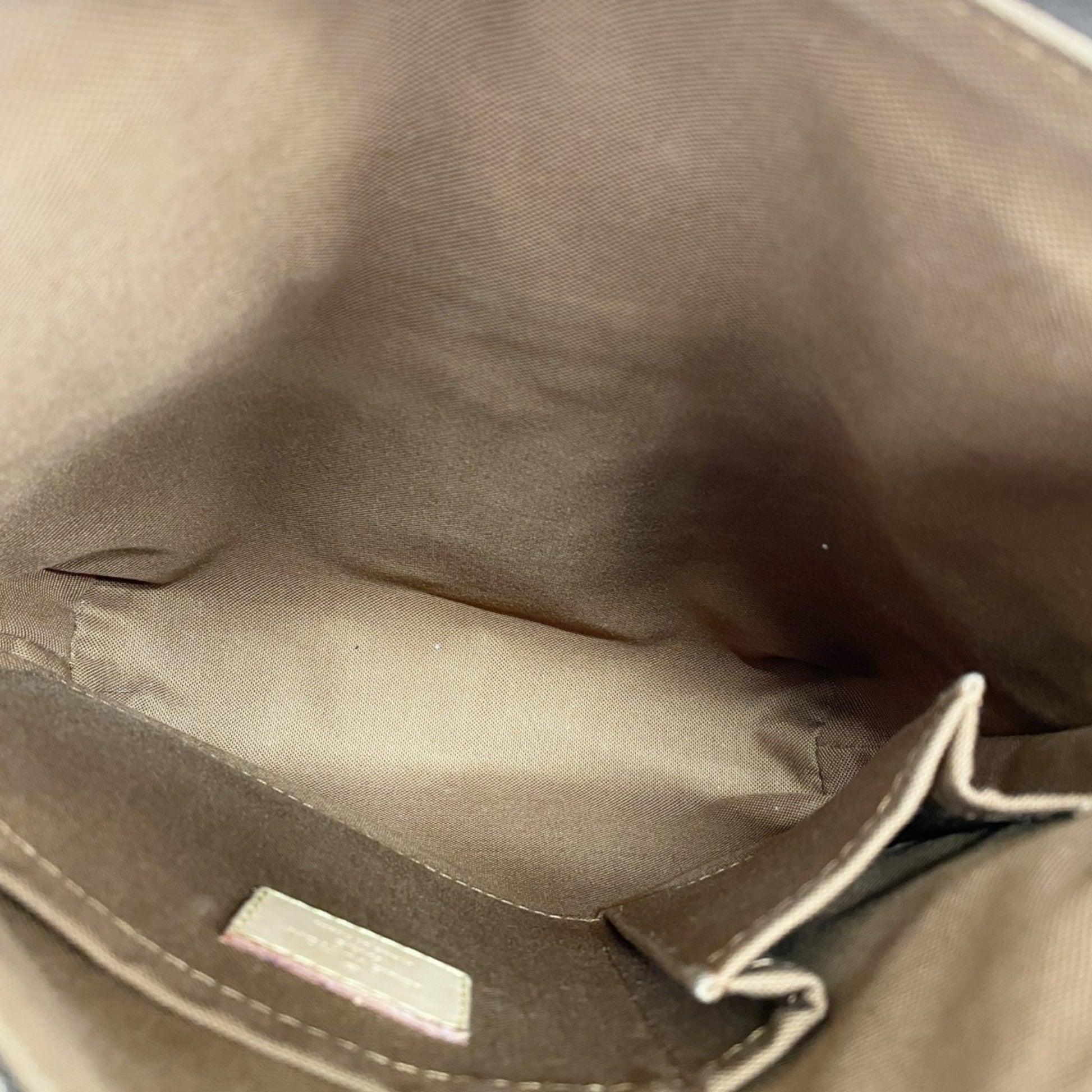 Louis Vuitton Odéon, Brown, Canvas, shoulder