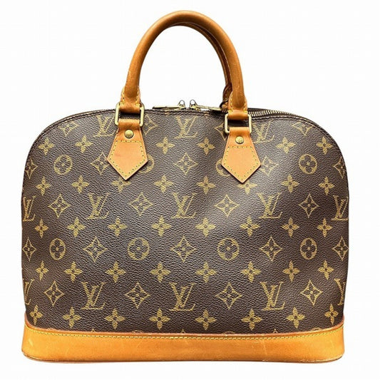 Louis Vuitton Alma, Brown, Canvas, handbag