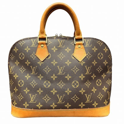 Louis Vuitton Alma, Brown, Canvas, handbag