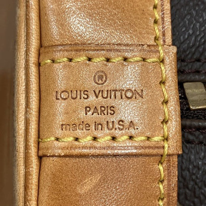Louis Vuitton Alma, Brown, Canvas, handbag