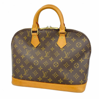 Louis Vuitton Alma, Brown, Canvas, handbag