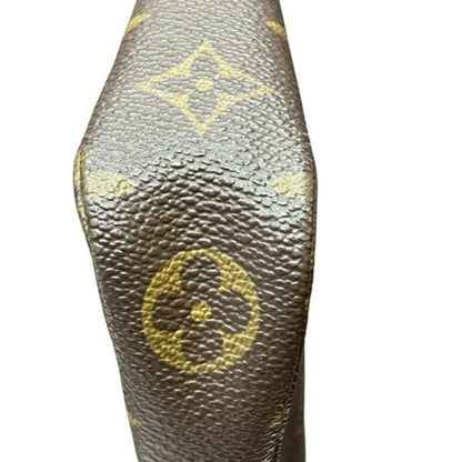 Louis Vuitton Pochette Accessoire, Brown, Canvas, clutch