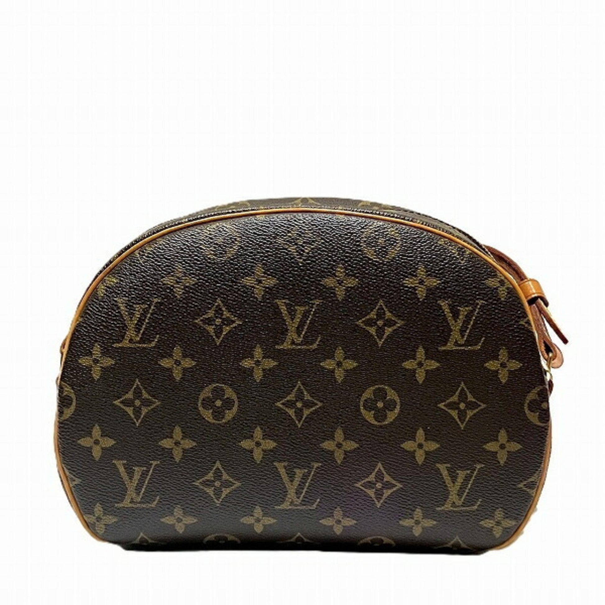Louis Vuitton Blois, Brown, Canvas, shoulder