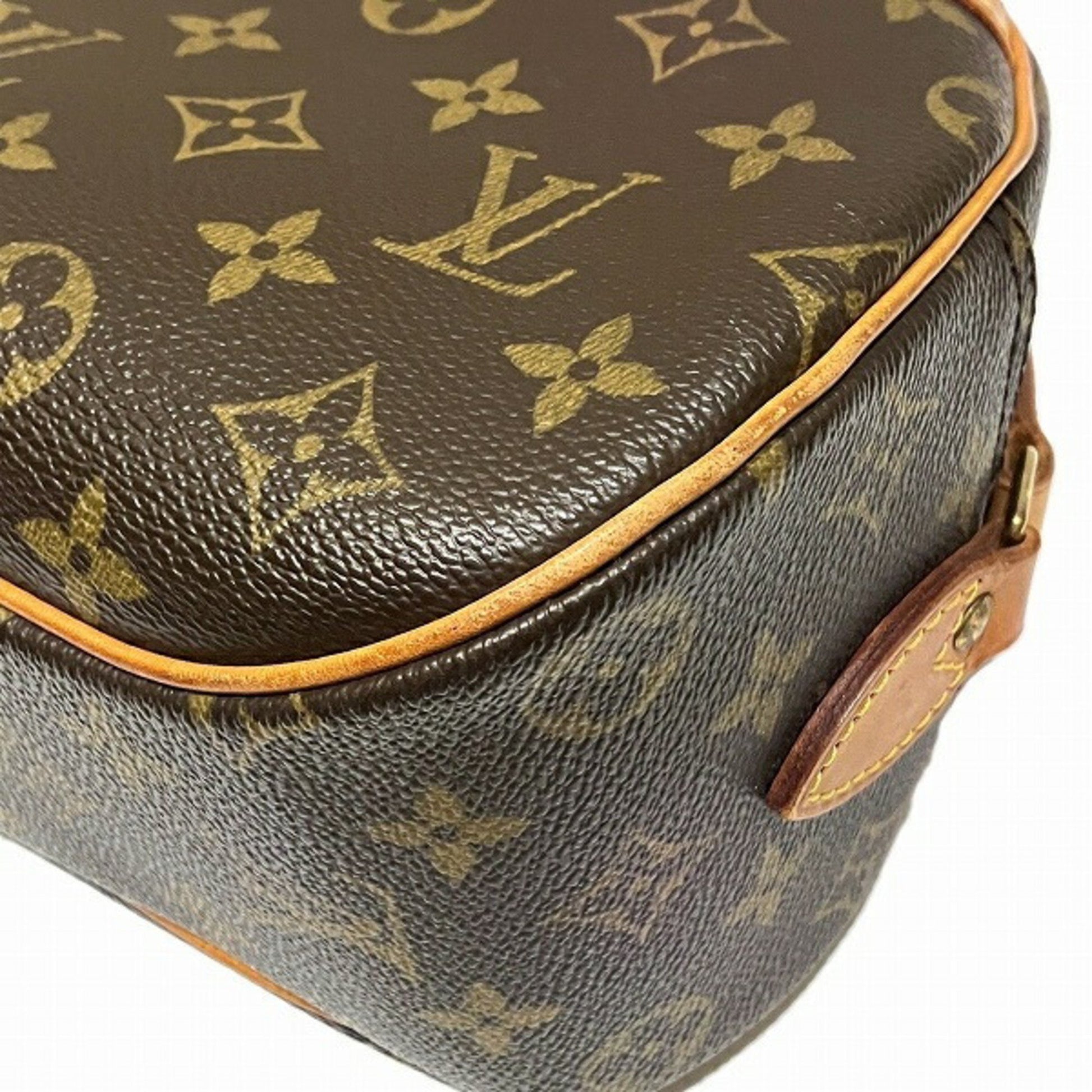 Louis Vuitton Blois, Brown, Canvas, shoulder