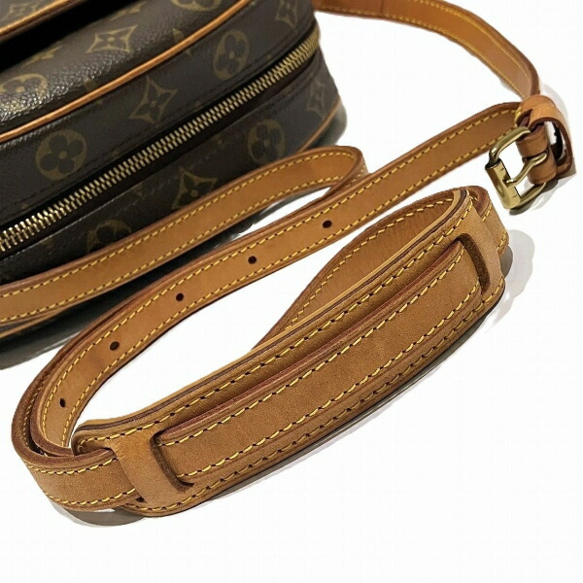 Louis Vuitton Blois, Brown, Canvas, shoulder