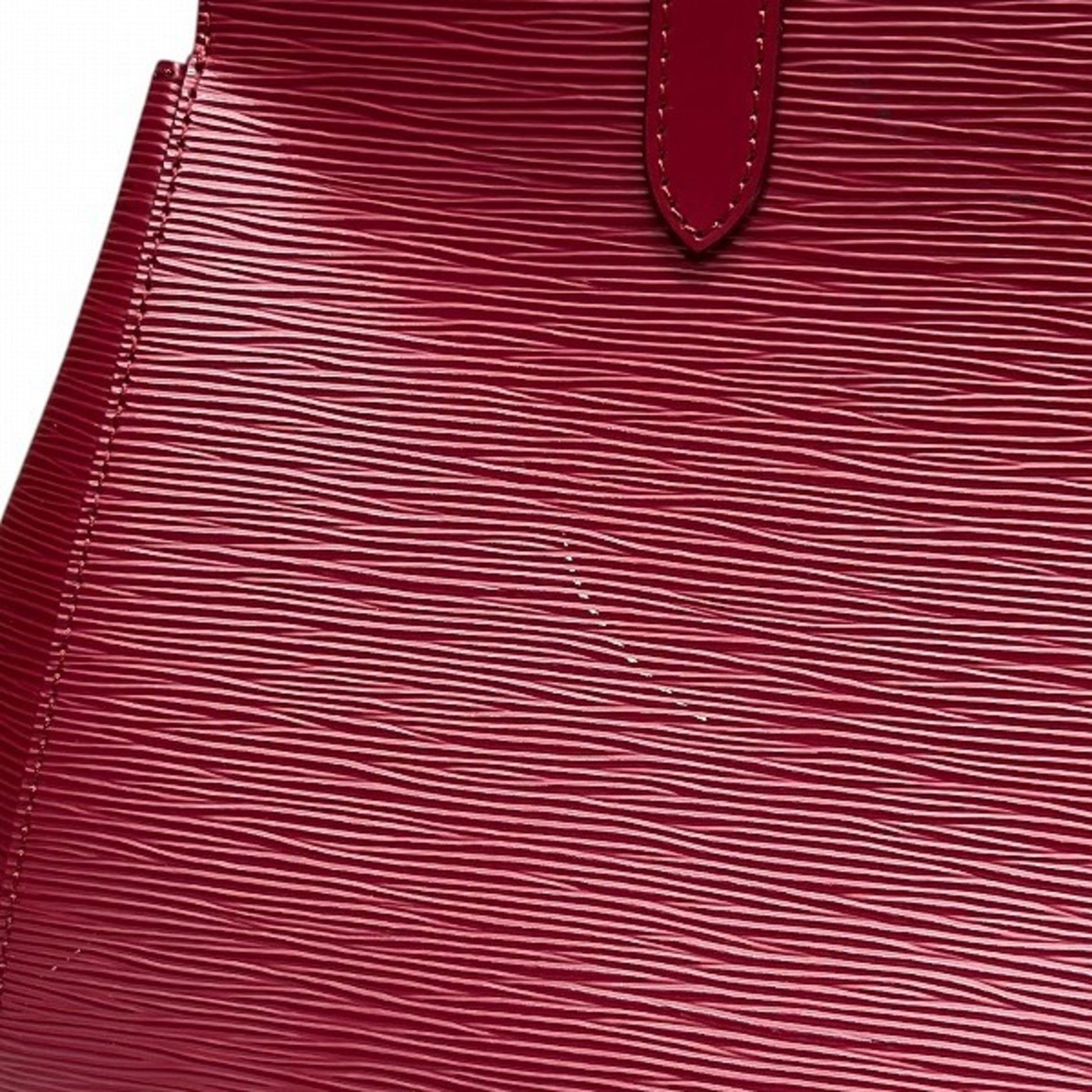 Louis Vuitton Marly, Burgundy, Leather, handbag