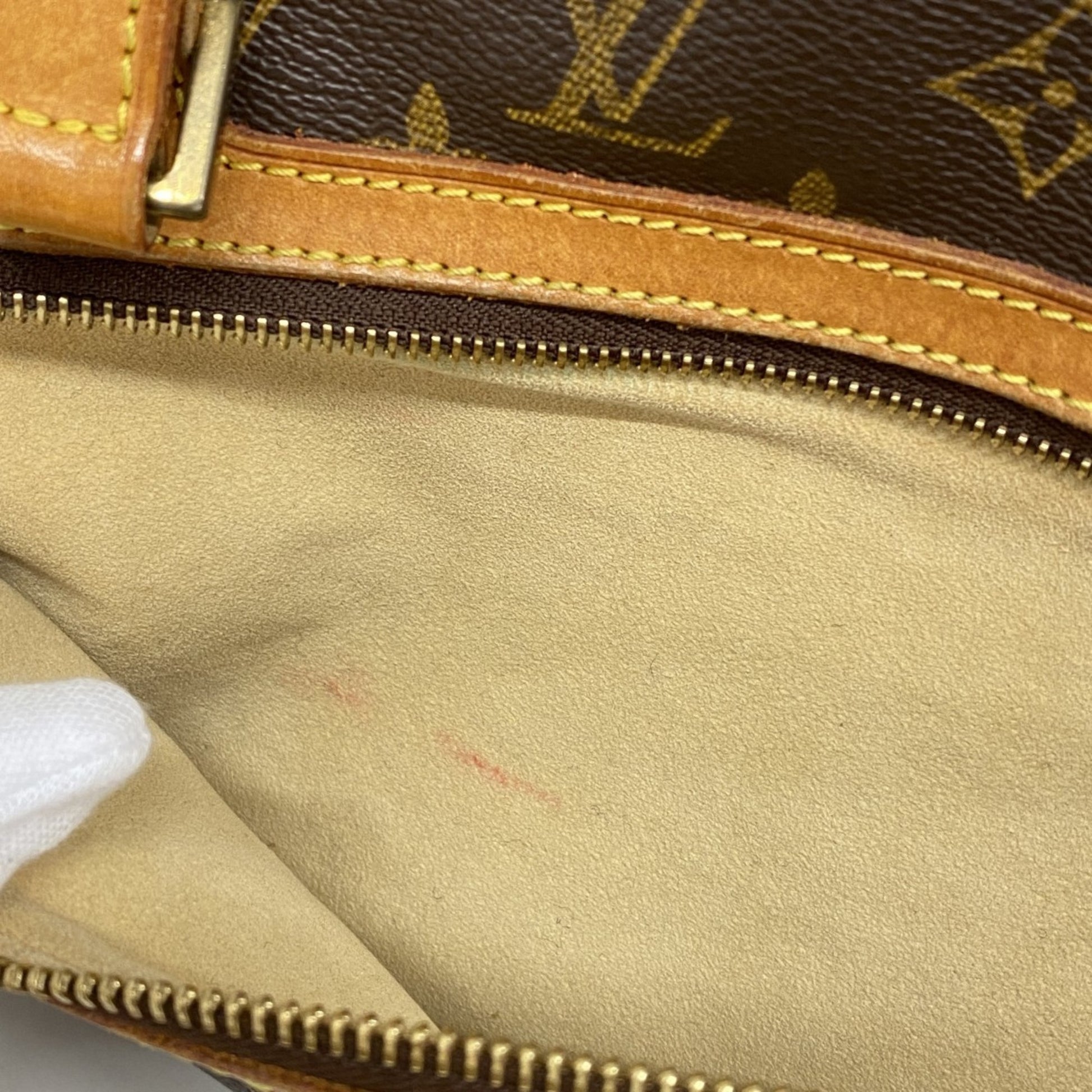 Louis Vuitton Cité, Brown, Canvas, shoulder