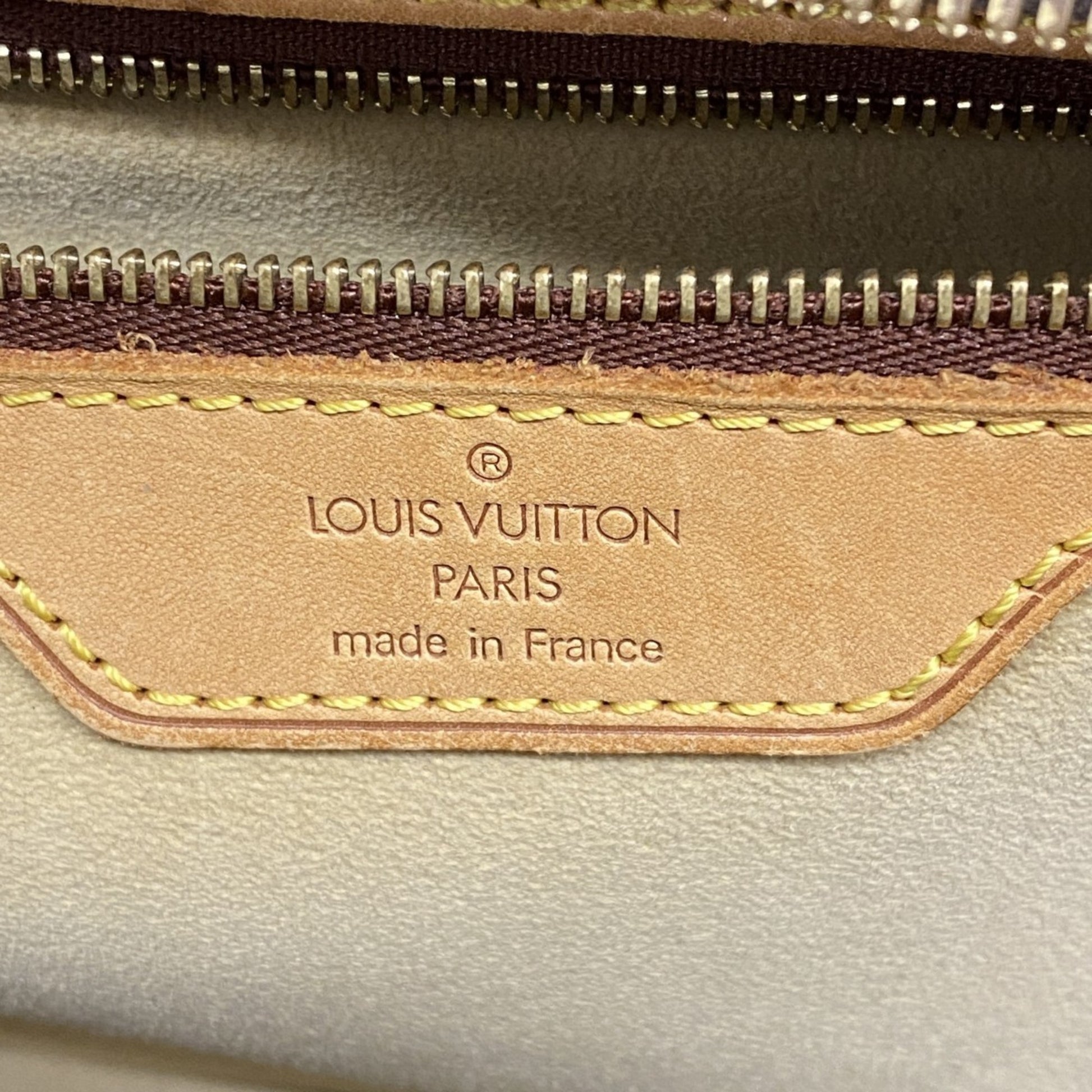 Louis Vuitton Cité, Brown, Canvas, shoulder