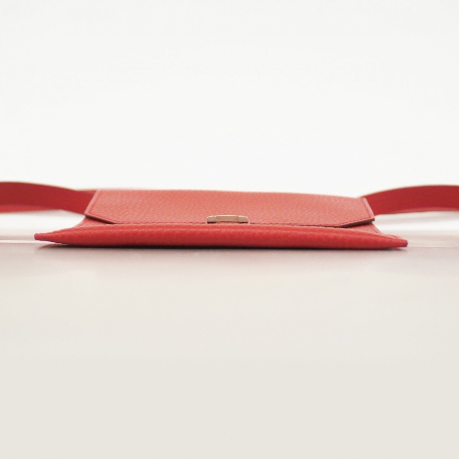 Hermès Amelie, Red, Leather, shoulder