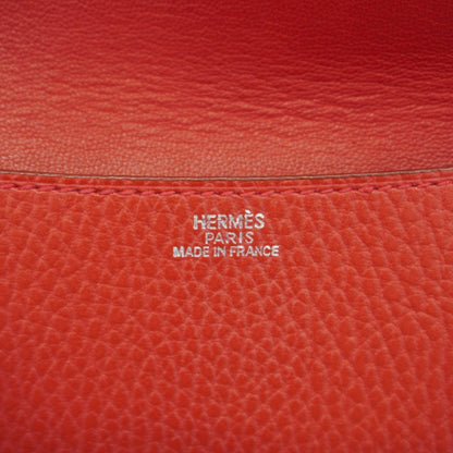 Hermès Amelie, Red, Leather, shoulder