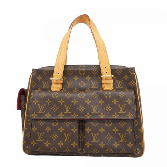 Louis Vuitton Multipli Cité, Brown, Canvas, shoulder