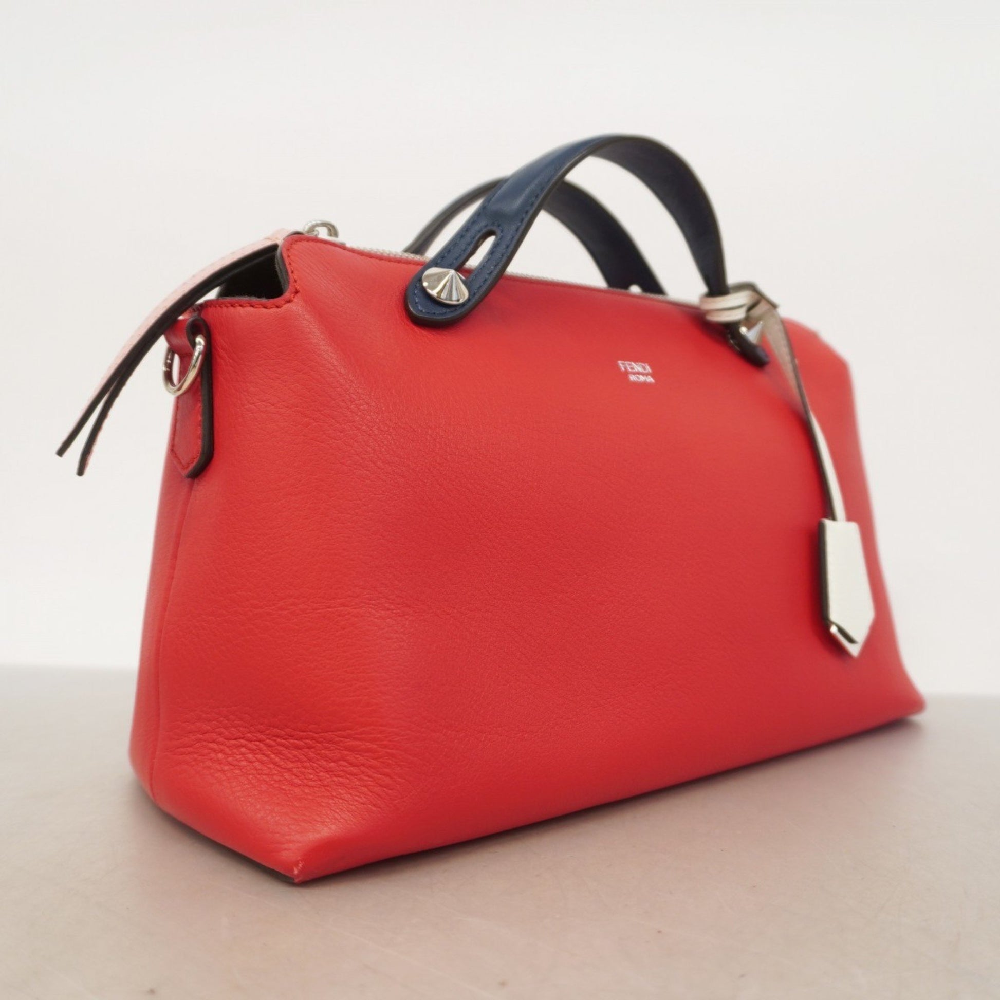Fendi By The Way, Red, Leather, handbag