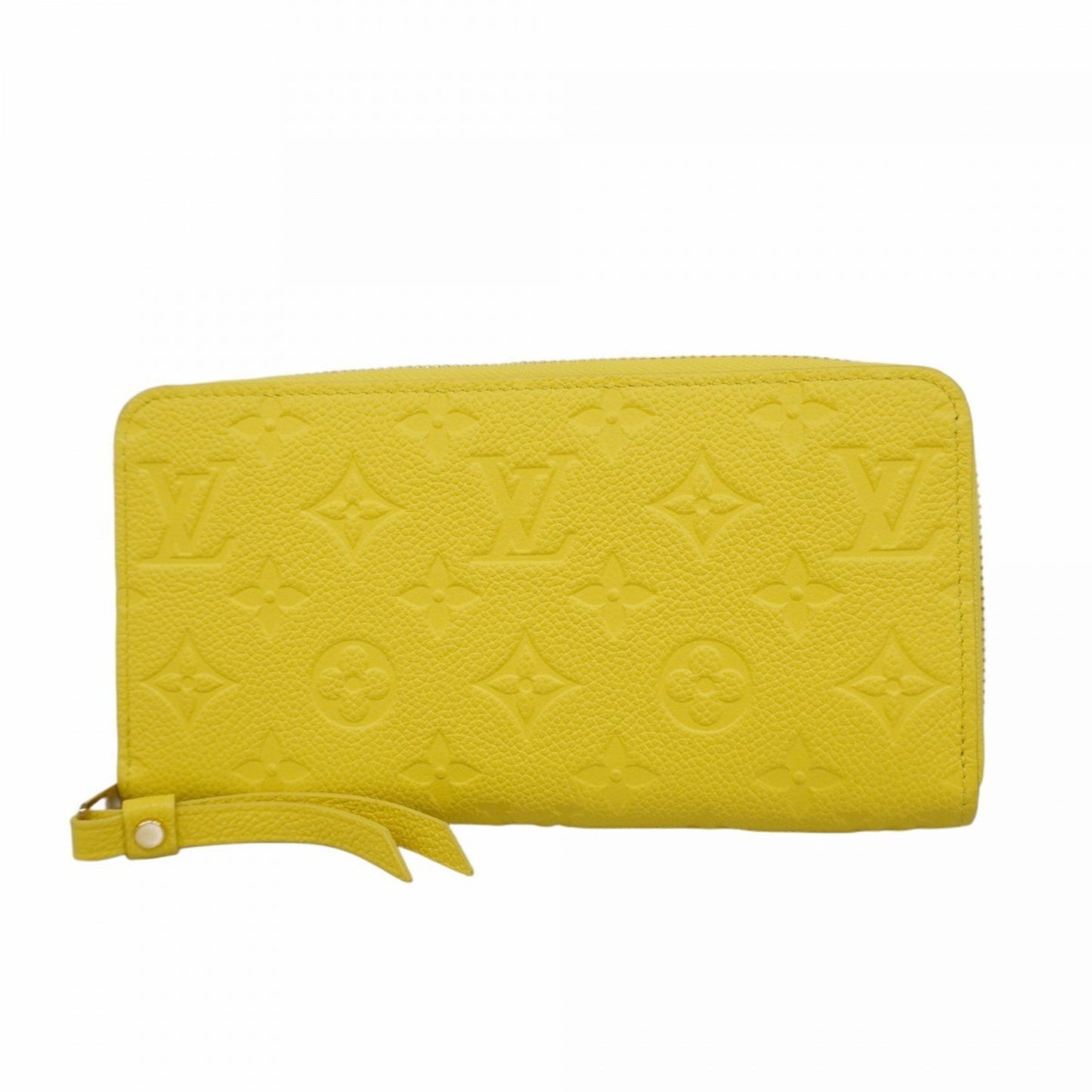 Louis Vuitton Zippy wallet, Yellow, Leather, wallet