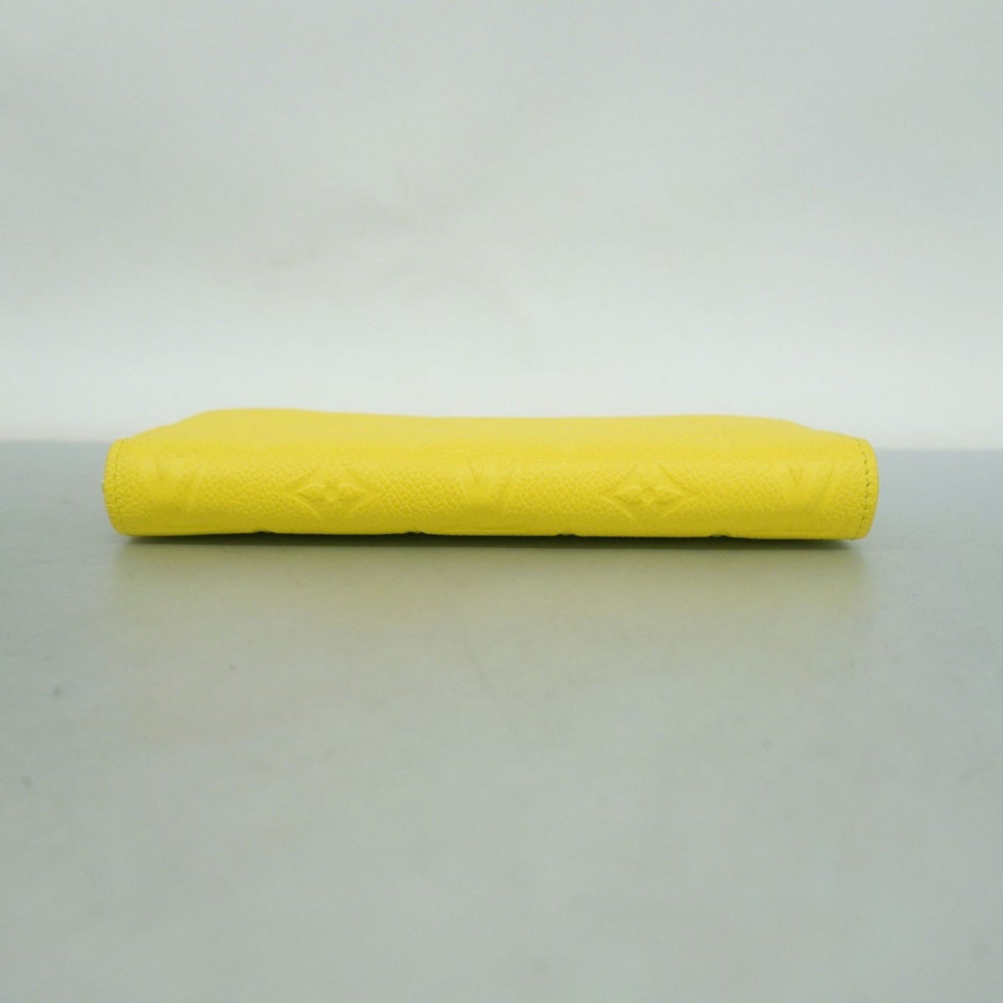 Louis Vuitton Zippy wallet, Yellow, Leather, wallet