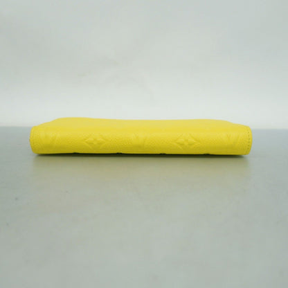 Louis Vuitton Zippy wallet, Yellow, Leather, wallet