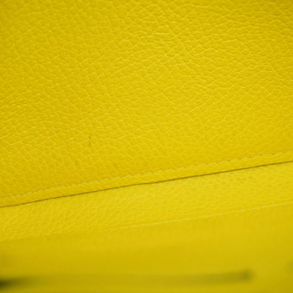 Louis Vuitton Zippy wallet, Yellow, Leather, wallet