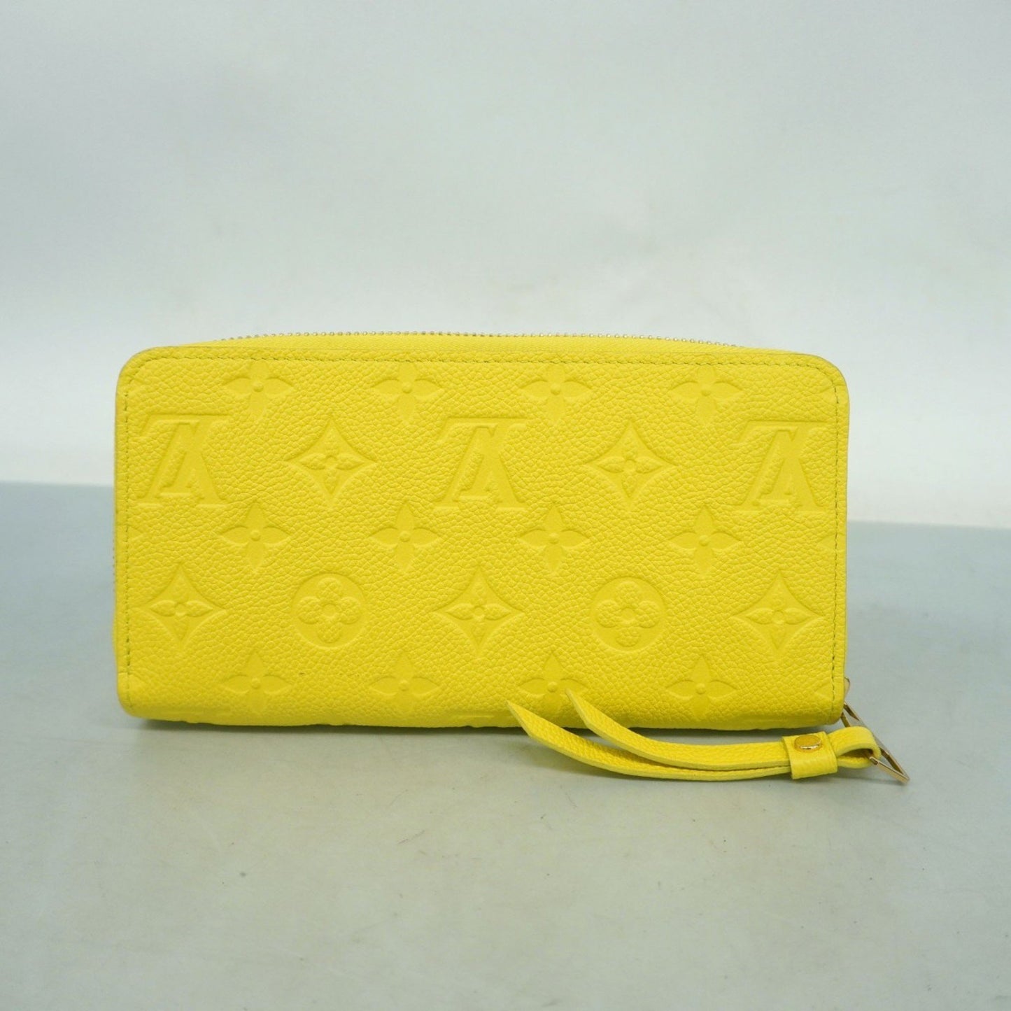 Louis Vuitton Zippy wallet, Yellow, Leather, wallet