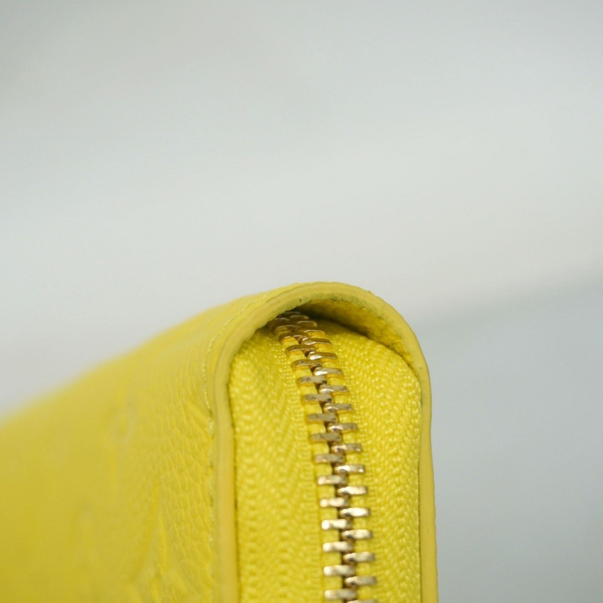 Louis Vuitton Zippy wallet, Yellow, Leather, wallet