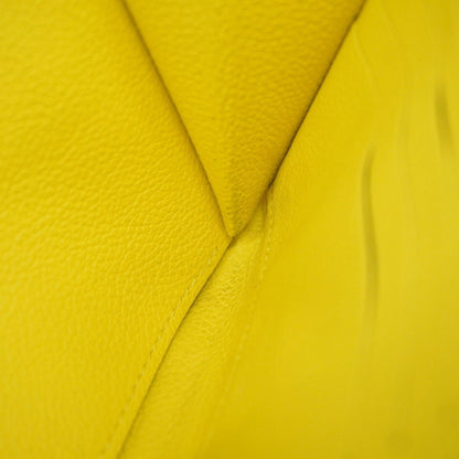 Louis Vuitton Zippy wallet, Yellow, Leather, wallet