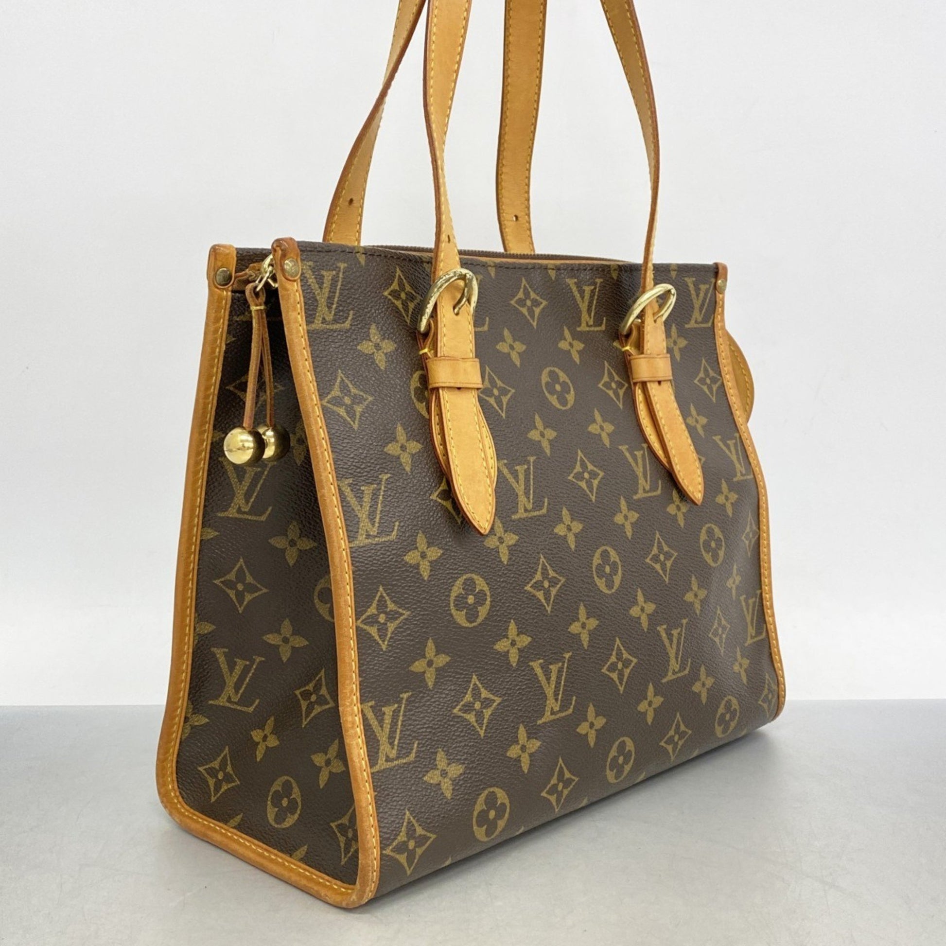 Louis Vuitton Popincourt, Brown, Canvas, tote