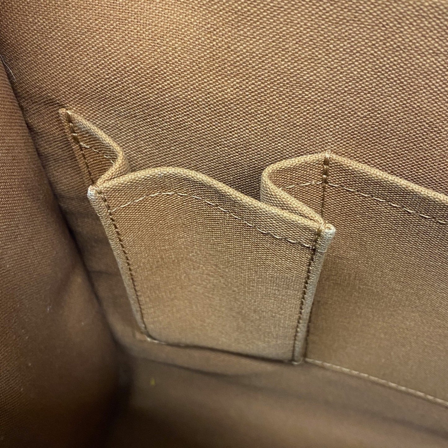 Louis Vuitton Popincourt, Brown, Canvas, tote