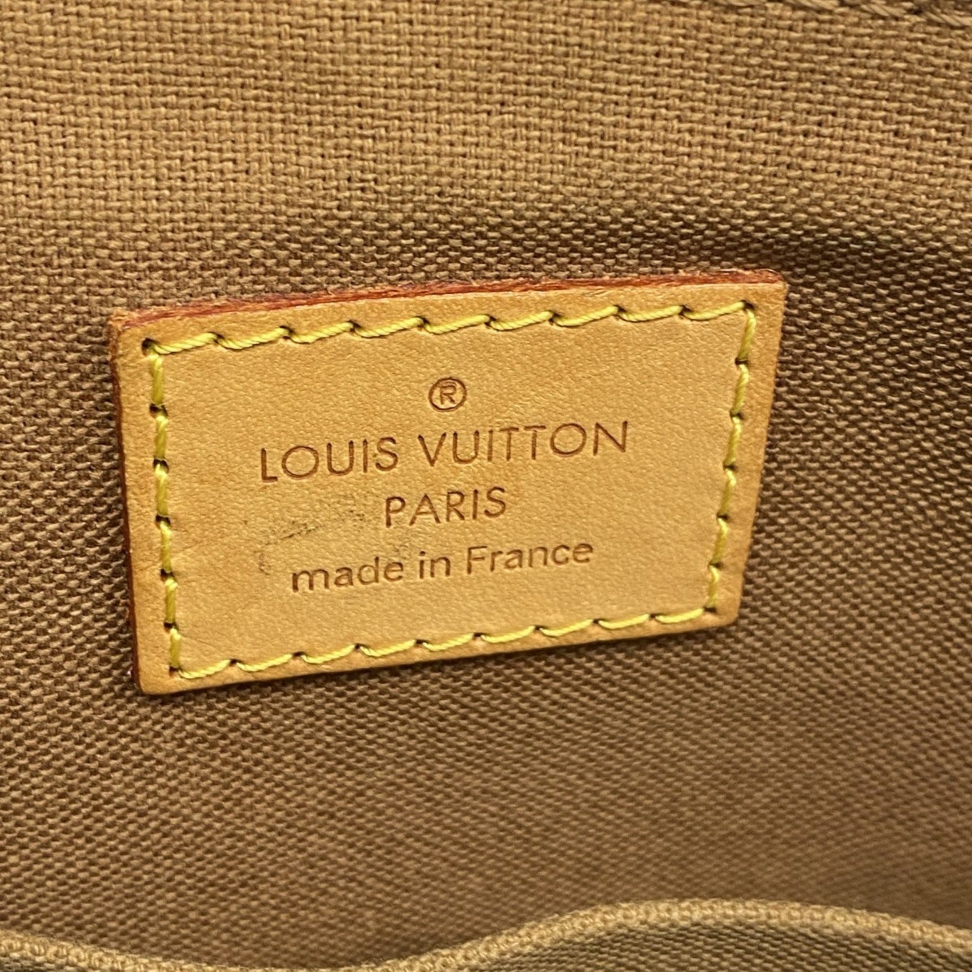 Louis Vuitton Popincourt, Brown, Canvas, tote