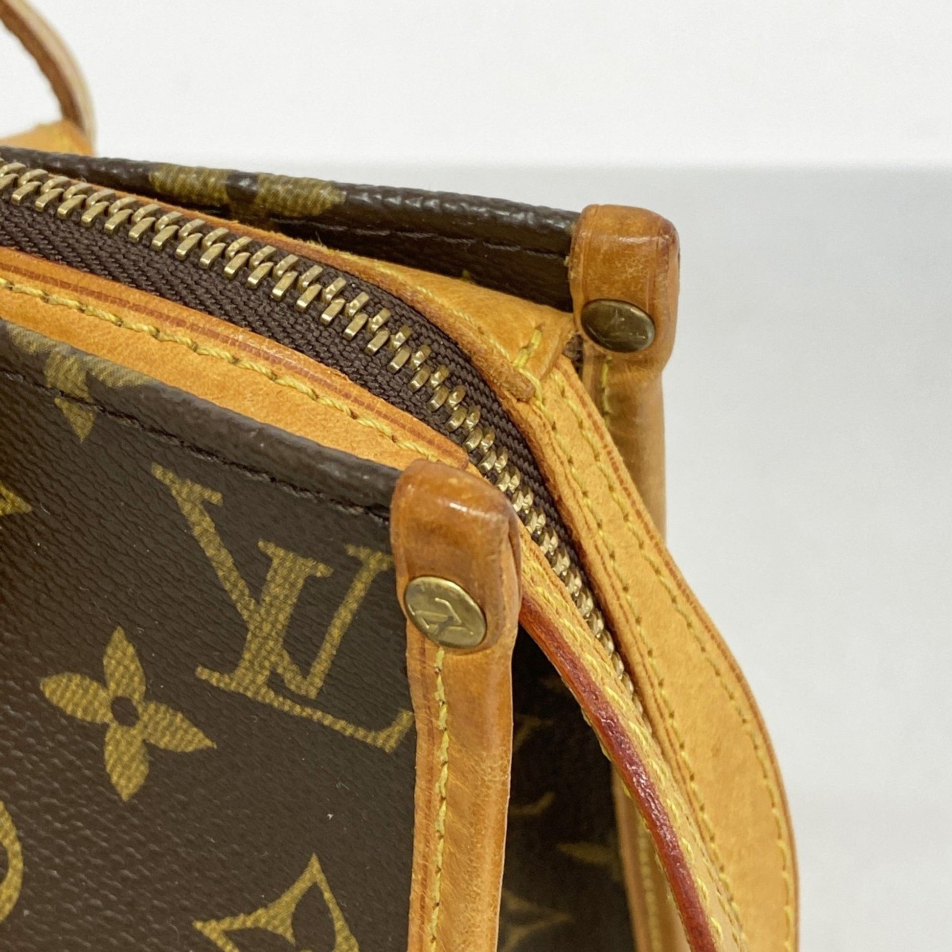 Louis Vuitton Popincourt, Brown, Canvas, tote