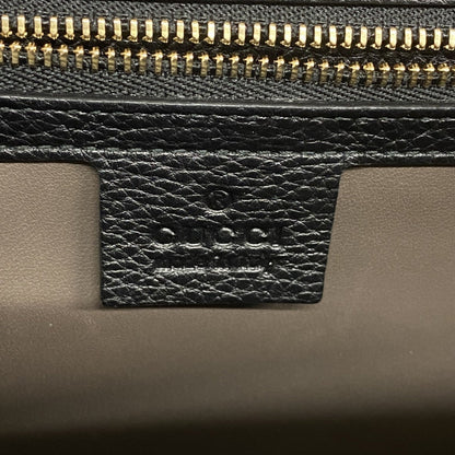 Gucci Bamboo, Black, Leather, shoulder