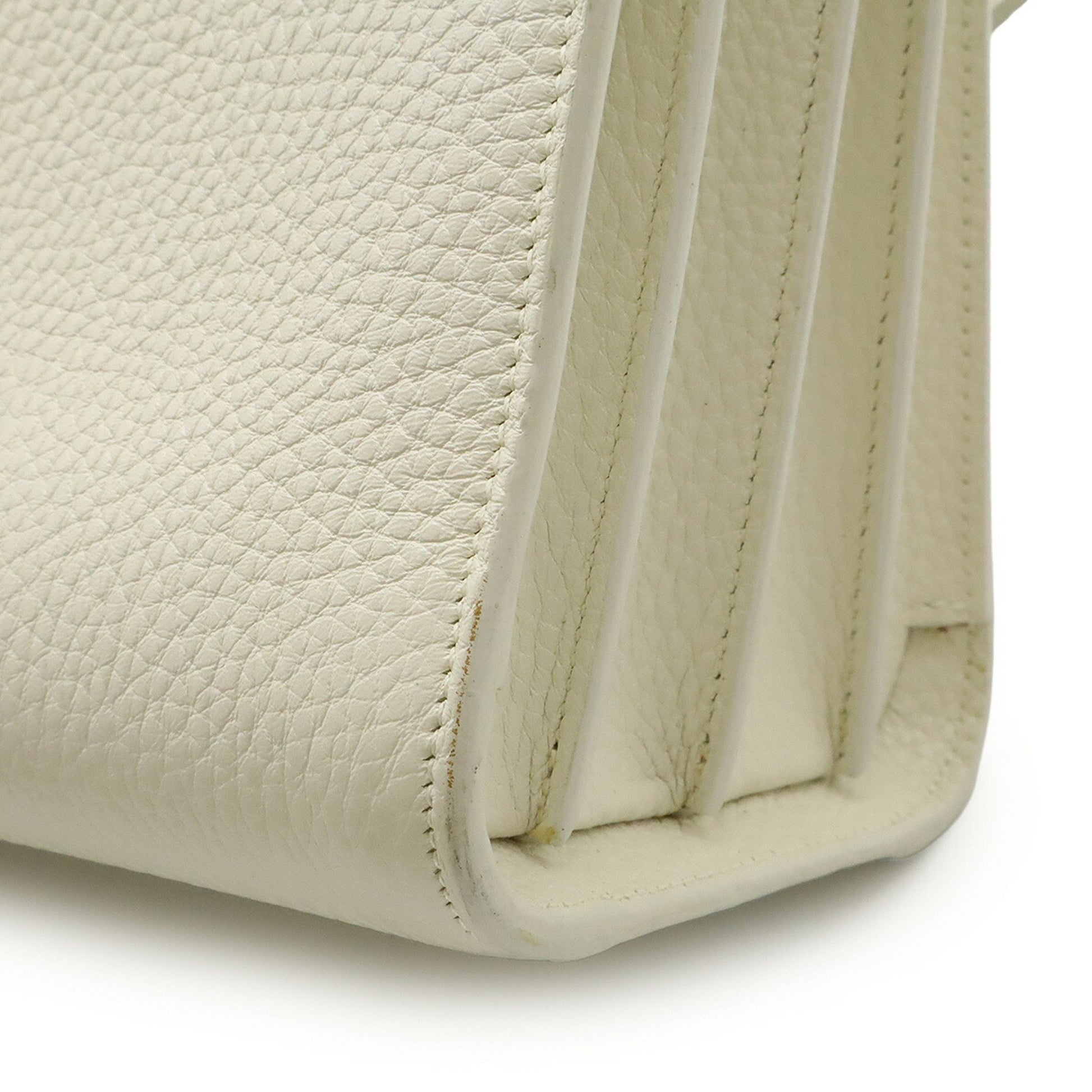 Saint Laurent Sac de jour, White, Leather, handbag